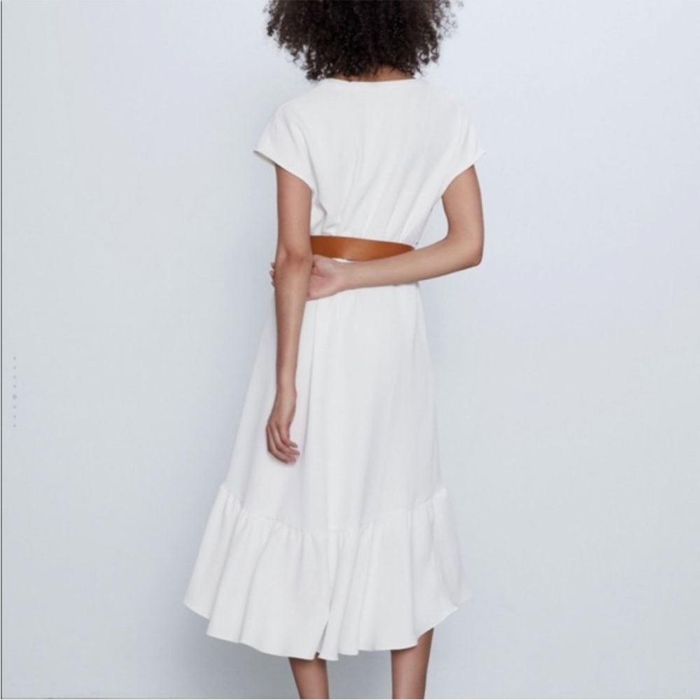 Brand new Zara dress with the belt - Picture 2 of 3